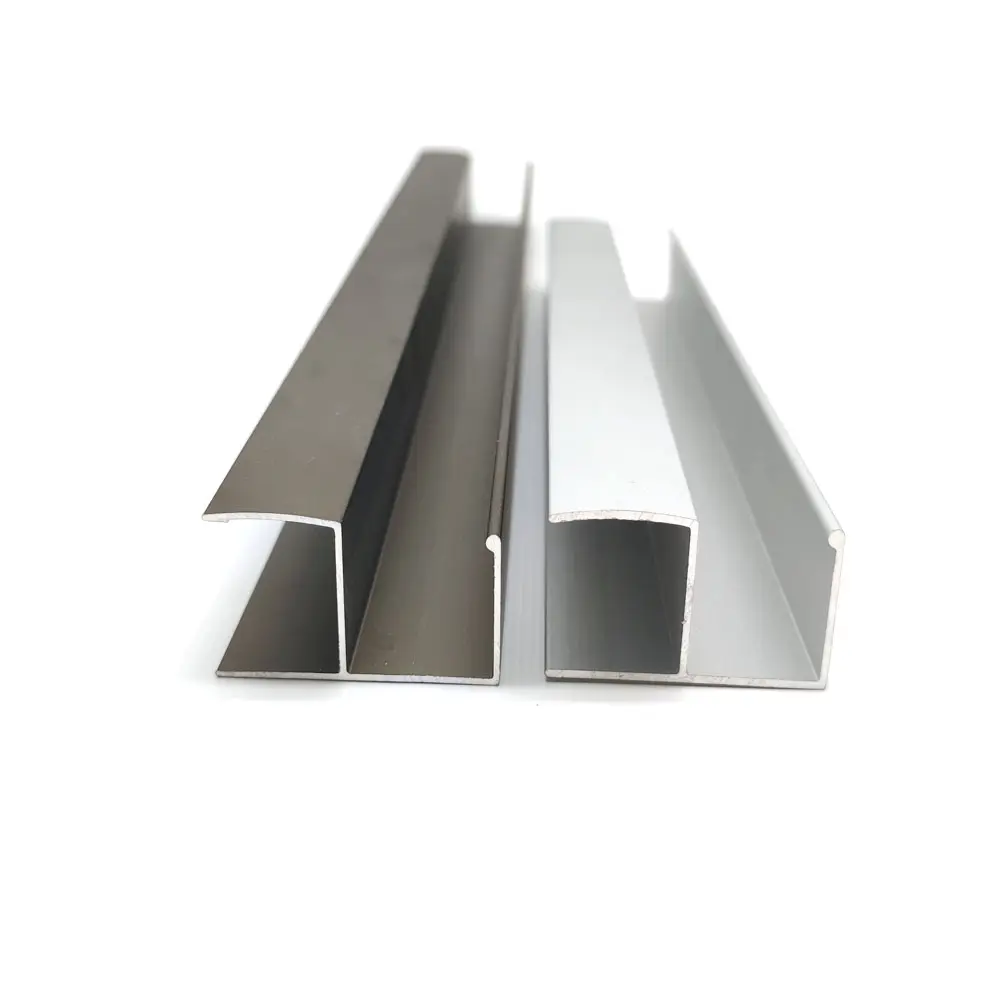 China 0,7mm Dicke Aluminium griff Profile für Küchen schrank