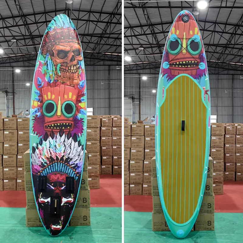 Sup Paddleboard Opblaasbaar Yogabord Met Duurzaam Sup Opblazen Paddleboard Voor Alle Vaardigheidsniveaus