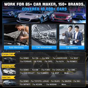D7 OBD2 Scanner Automotive strumento diagnostico Test attivo bidirezionale con codifica ECU tutti i sistemi di diagnosi chiave di programmazione