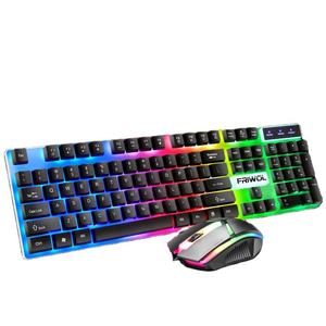 Venta caliente con cable USB RGB Gaming Keyboard and Mouse Combo Ergonómico Impermeable Teclado y Mouse Combos Set para jugadores de escritorio - Product Image 5