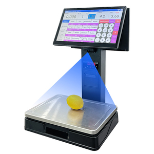 Supporto di rete e personalizzazione del Software ad alta risoluzione doppio Display registratore di cassa AI bilance - Product Image 3