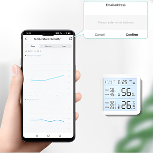 Smart Home Digital Display Temp <strong>Humidity</strong> <strong>Sensor</strong> Support Alexa Google Assistant Tuya Air <strong>Temperature</strong> <strong>Humidity</strong> <strong>Sensor</strong> - Product Image 4