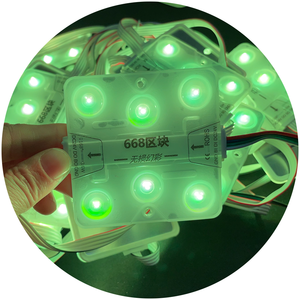 68x68mm 6leds Outdoor Waterproof IP67 Pixel RGB RGBIC Digital Magic <strong>Programming</strong> IP68 DC24V Led Module for Light Box