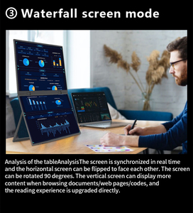 15.6-inch 60hz Dual-screen Expandable Display Can <strong>Output</strong> <strong>Various</strong> <strong>Devices</strong> with DHMI Type C IPS LCD 16:9 Portable Monitor 15.6 - Product Image 5