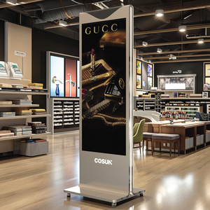 55-дюймовый сенсорный ЖК-дисплей Digital Signage напольная подставка для установки для рекламы, мультимедиа, розничная поставка - Product Image 4