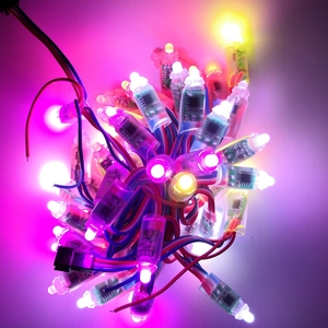 <span class=keywords><strong>Led</strong></span> RGB <span class=keywords><strong>pixel</strong></span> chuỗi ws2811 5V không thấm nước ngoài trời giáng sinh chiếu sáng IP68 50 cái Dimmable - Product Image 5