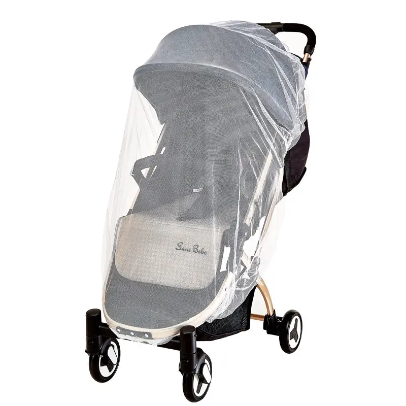 Universal Baby Stroller Mosquito Net Full Cover Summer Mesh Fly Insect Protection Mesh Stroller Cover
