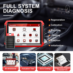 2025 ANCEL DS700 Ali Bidirektion aler Scanner Autoschlüssel-Programmier werkzeug Bluetooth 34 System Reset Services Diagnose tool - Product Image 4