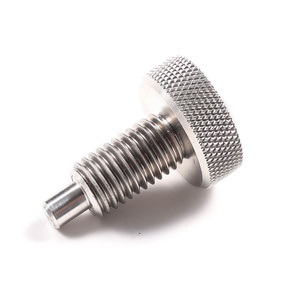 Stainless Steel <strong>Spring</strong>-<strong>loaded</strong> Knurled Knob Head M6 Lock Out Hand <strong>Retractable</strong> Indexing Plunger Release <strong>Pin</strong>