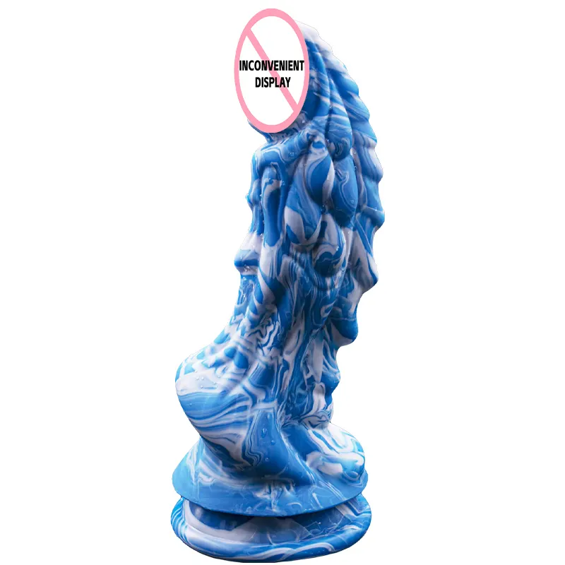 Consolador de silicona Big Monster Bad Dragon de 9 pulgadas, estilo tentáculo Para mujeres y hombres, consoladores de género