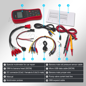 HW-MMO6 Dual-Channel Oscilloscope EGR Throttle <strong>Tester</strong> Parts Testing Plunger Pressure Multimeter for Car Repair - Product Image 5