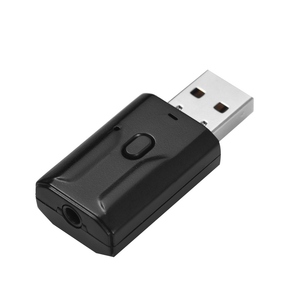 USB BT5.0 беспроводной аудио адаптер портативный передатчик и приемник 15 м рабочее расстояние низкая задержка без установки драйвера - Product Image 1
