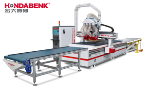 Enrutador CNC de alimentación automática HONDABENK, precio competitivo de fábrica de China, máquina CNC de descarga de carga automática para enrutadores de madera - Product Image 3