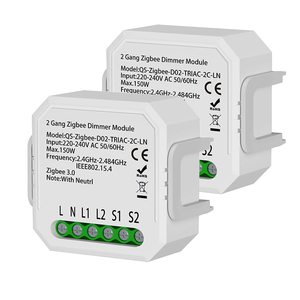 Умный модуль переключателя Zigbee, 1 клавиша, без нейтрального переключателя, с поддержкой беспроводной сети Zigbee2MQTT, Alexa, Google Home - Product Image 1