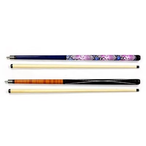 Yüksek kalite 57-Inch 3-Piece atlama mola bilardo ıstakası havuz için 13mm bilardo ucu ve paslanmaz çelik ortak akçaağaç popo kol