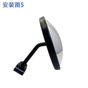 Запчасти для экскаваторов: круглое широкоугольное зеркало, зеркало земляного планировщика, зеркало для увеличения поля зрения, зеркало для устранения слепых зон, отражающее зеркало заднего вида - Product Image 4