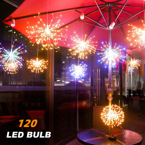 Led <strong>Exploding</strong> starburst Lights LED Copper Wire Fireworks Lights Christmas Light - Product Image 4