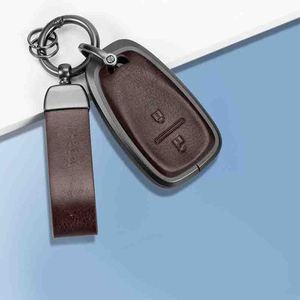 Chevrolet alüminyum alaşım deri deri araba uzaktan anahtar kılıfı için popüler tasarım