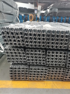 Soğuk rulo şekillendirilmiş galvanizli C kanal çelik u-şekil desen sınıfı ASTM/ASIS standart delikli yapı - Product Image 6