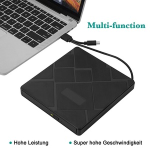 Tragbares internes Hochgeschwindigkeits-SATA-DVD-Laufwerk für Desktop-PC-USB-C und USB 3.0 Slim Burner CD DVD/-RW-Reader für optische Laufwerke - Product Image 3
