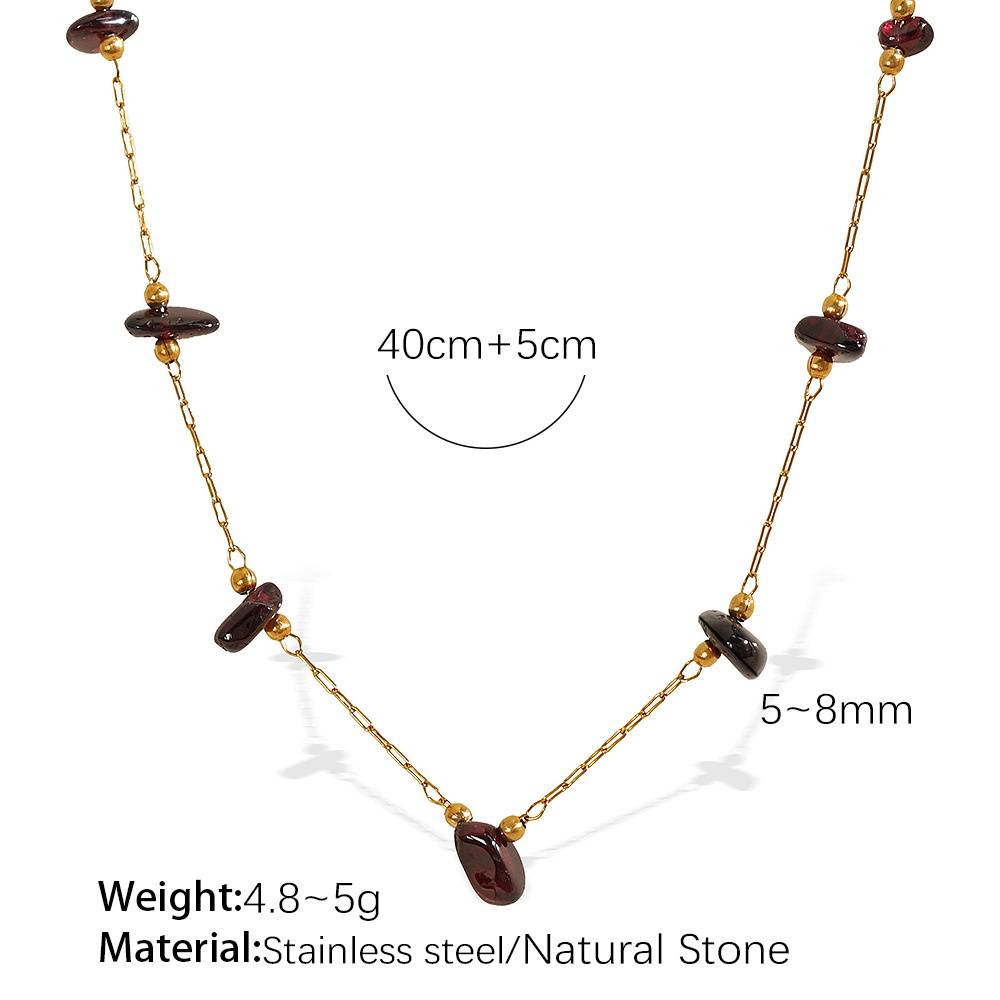 XL374DRG Crimson Gold Necklace