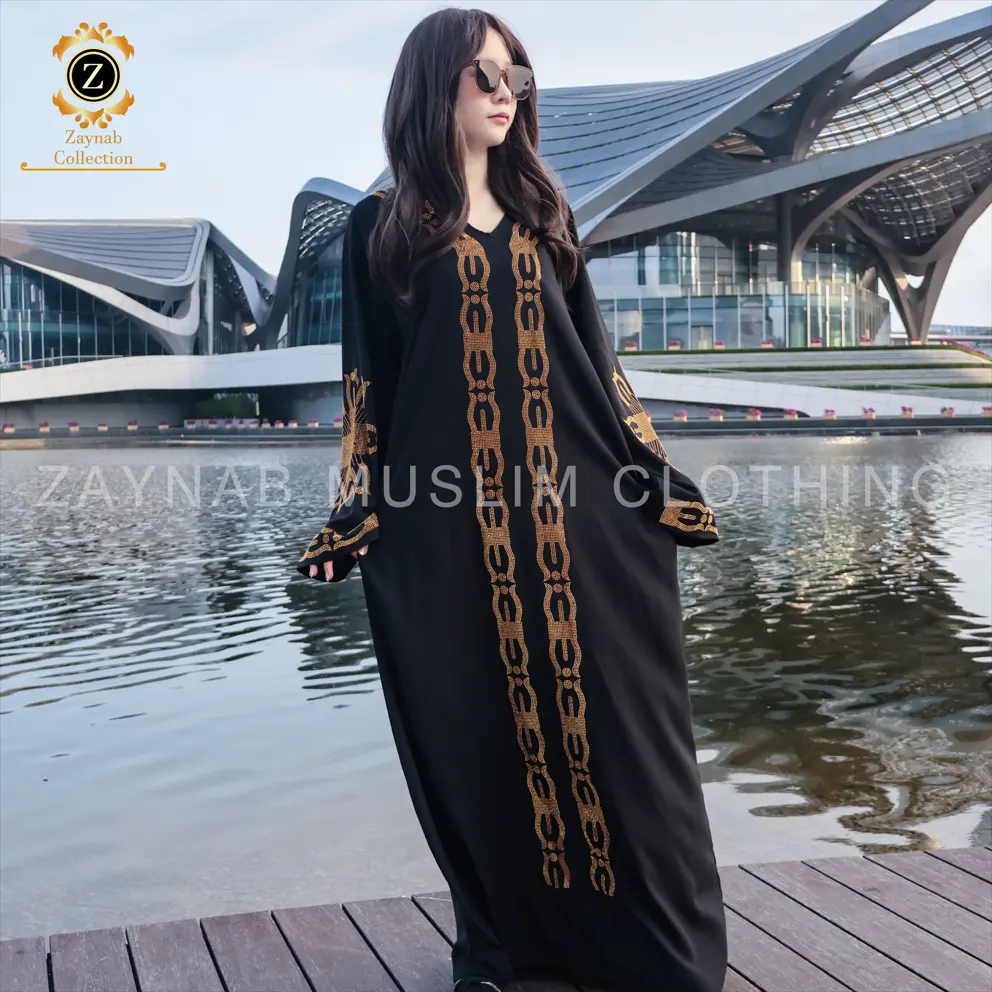 Zaynab Dubai Abaya nuevo diseño señoras vestido Kimono diamante Burka árabe Dubai hecho a medida Abaya mujeres musulmanas vestido Dubai Abaya