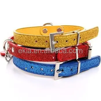 Unique Heart-Shaped Light Pet Dog Cat Collar Pu Leather Adjustable Collar pet accessories