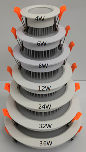 12V 24V DMX512 RGB RGBW RGBWW COB 24W 36W dmx发光二极管智能筒灯发光二极管吸顶灯聚光灯 - Product Image 2