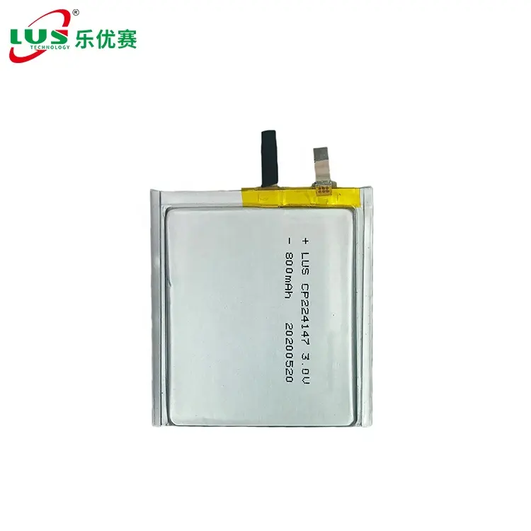 CP224147 batteria Ultra sottile 3v 800mah CP224248 limno2 soft pack batteria utilizzata per Smart card