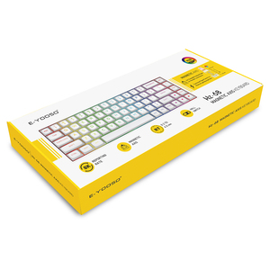 Teclado mecánico con cable 60% teclas RGB retroiluminación disparador rápido gradiente RGB Teclado mecánico para juegos - Product Image 3