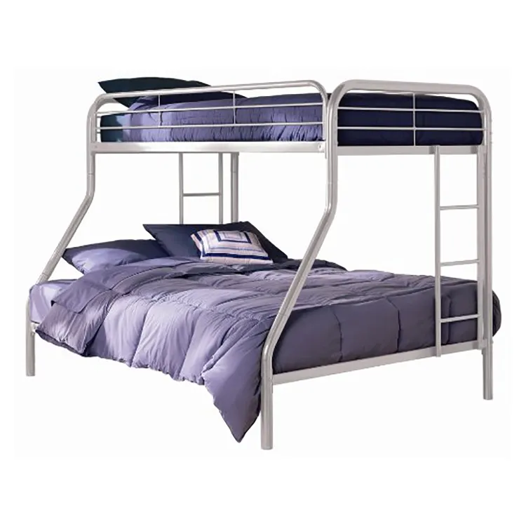 Dormitório adulto cama de ferro forjado, bico de ferro forjado dupla tamanho único cama de metal em tamanho grande para venda