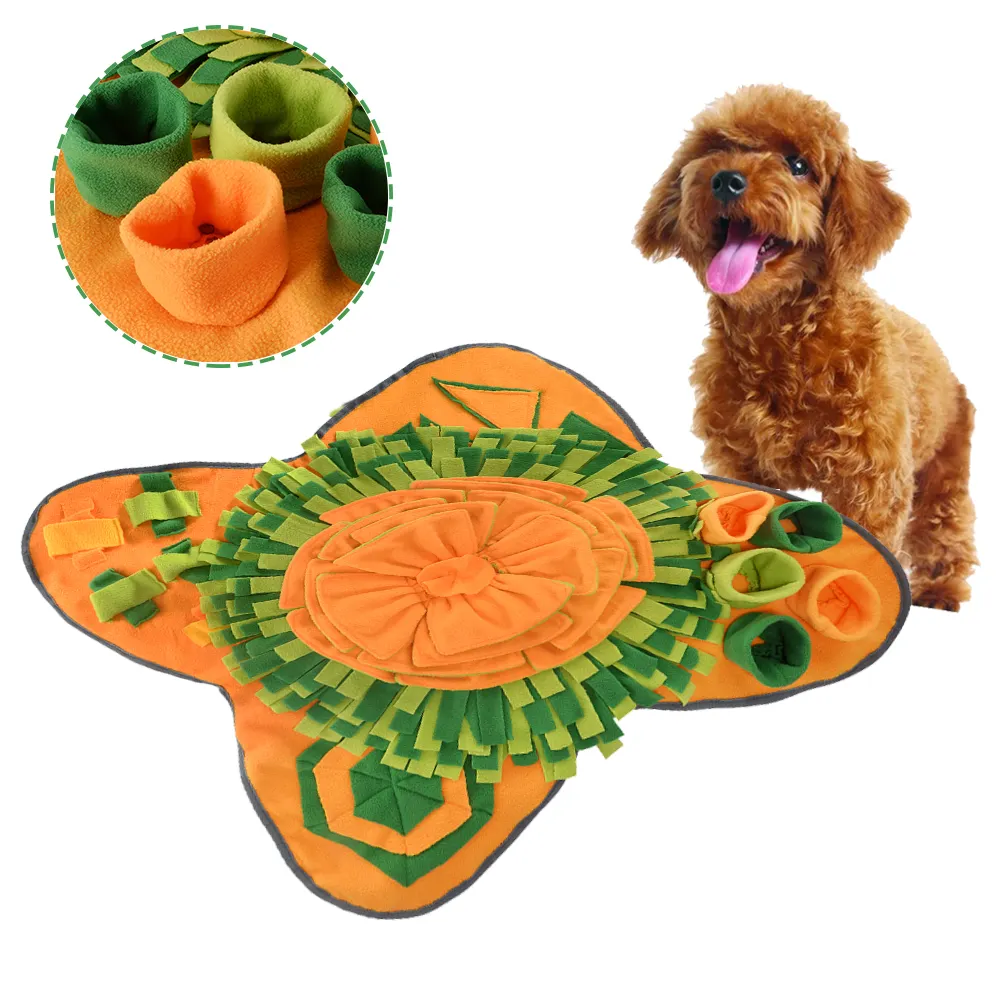 ZMaker Foldable Puzzle Dog Sniffing Carpet Anti Slip IQ Training Snuffle Mat For Dogs