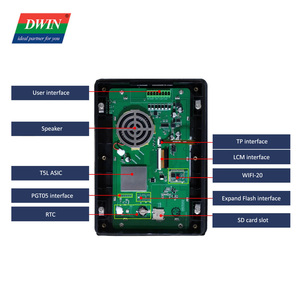 DWIN 7 Inch HMI Intelligent <strong>Display</strong> 800x480 <strong>LCD</strong> Module WIFI20 Resistive Touch Panel <strong>With</strong> Enclosure Server Backend <strong>Management</strong> - Product Image 3