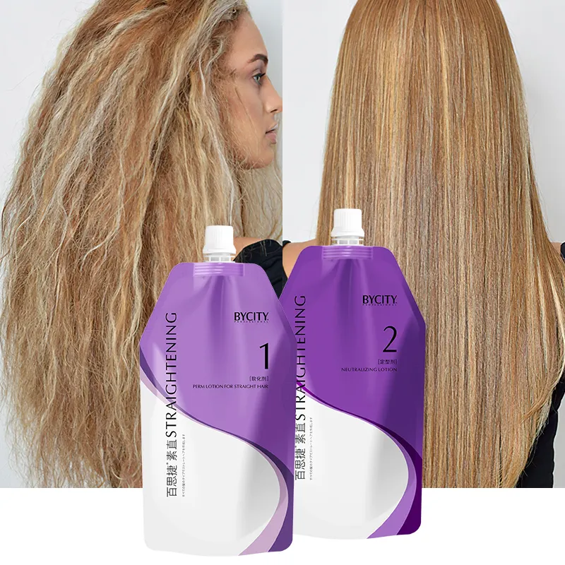 Salon profesyonel çok dijital sıcak ve soğuk kore kalıcı Keratin Rebonding saç düzleştirme kremi perma losyonu