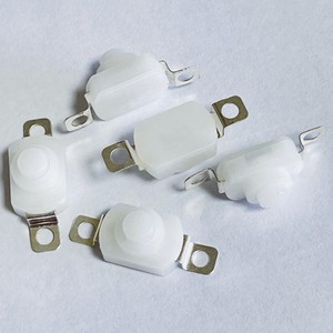 Mini 2-polige Drucktasten schalter 2-Positionen-Druckknopfschalter Taschenlampe schalter