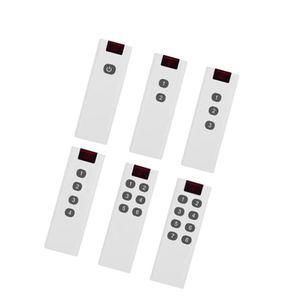 Universale RF 433MHz Wireless Apprendimento del Codice Digitale Trasmettitore di Telecomando per Interruttore di 1/2/3/4/6/8/10 pulsante 2262/EV1527 - Product Image 4