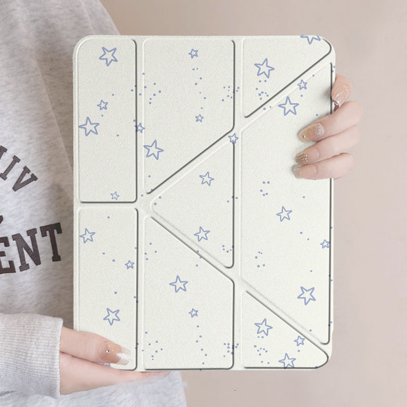 Y-fold edge flat case painting (with pen slot)