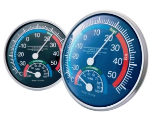 Mini termómetro interior para la pared de la habitación del hogar, higrómetro, monitor analógico de temperatura y humedad, medidor de plástico compatible con OEM/ODM - Product Image 6