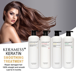 Kerabrazilian brezilyalı Keratin 33.8oz yumuşatma çözümü kabarmayı ortadan kaldırır ve bukleler kabarık doku tedavisi ile saçları gençleştirir - Product Image 2