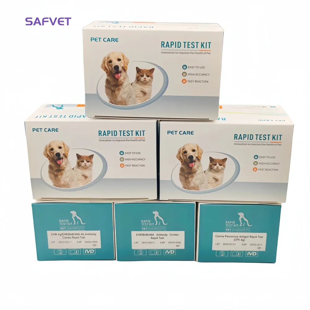 Tierarzt Giardia-Antigen-Ag-Schnelltest-Kit für Hund Katze
