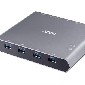 ATEN 2端口4k显示端口usb-c KVM交换机，带电源直通双核柔性8K，USB 3.2 4.0迅雷4兼容US3311 - Product Image 1