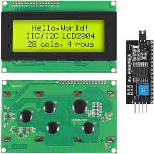 2 pezzi IIC I2C TWI modulo LCD seriale 2004 20x4 blu retroilluminazione con adattatore di interfaccia I2C compatibile con Raspberry Pi - Product Image 2
