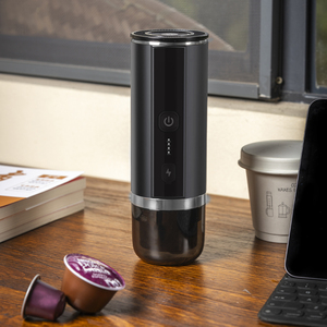 Macchina da viaggio 3-in-1 funzione macchina da caffè Cordless macchina da caffè italiana capsula in polvere calda fredda macchina da caffè per la preparazione - Product Image 4