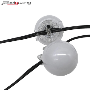 40 пикселей/комплект WS2811 DC12V адресуемый RGB пиксельный модуль IP68 50 мм матовое покрытие основание 0,72 W/Pixel(3 светодиода) 18AWG черный провод 3 - Product Image 4