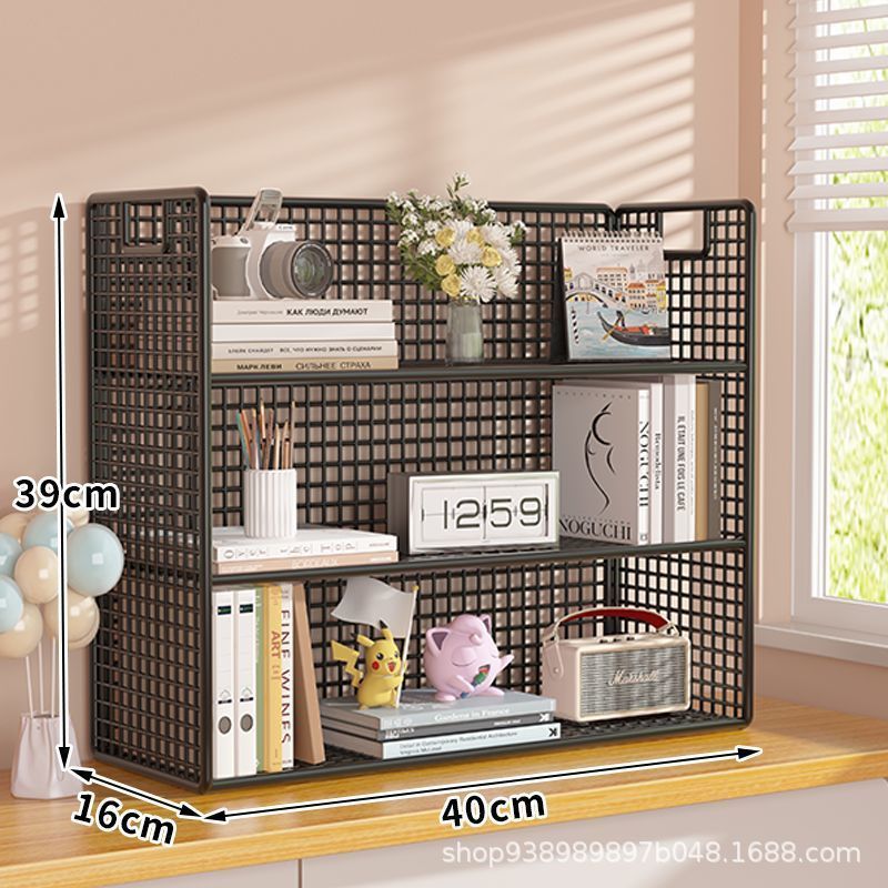 Double-layer coffee machine rack with black wheels