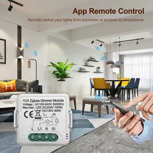 Tuya ZigBee 3.0スマート調光スイッチモジュール10A、双方向制御調光スイッチをサポート、Alexa Alice Google Homeで動作 - Product Image 5