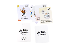 Özelleştirilmiş yüksek kaliteli baskılı karikatür Flash bellek bilişsel kartları çocuk oyuncak öğrenme ve kağıt oyun kartları oynamak için - Product Image 5