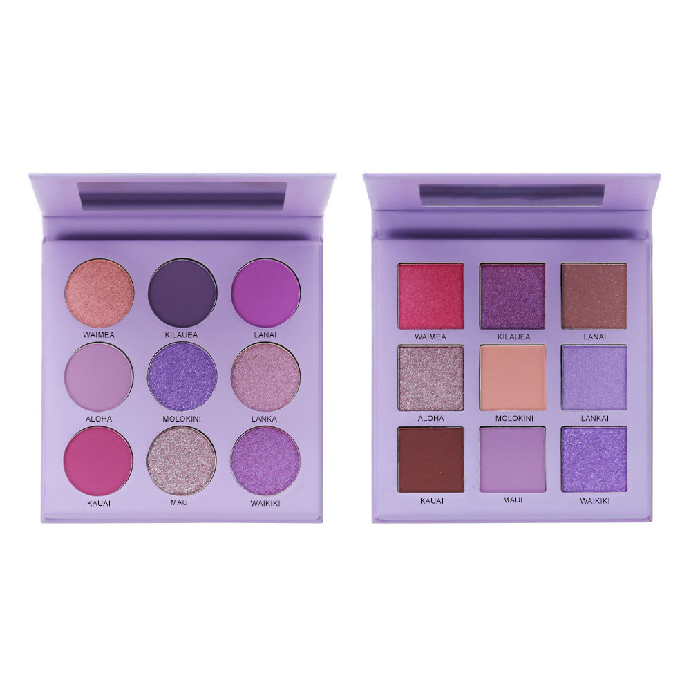 9 color purple eyeshadow palette
