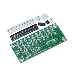 Akıllı elektronik kiti SMD kaynak eğitimi NE555 + CD4017 işık su akan LED ışık modülü DIY kiti elektronik ilkeleri öğrenmek - Product Image 1
