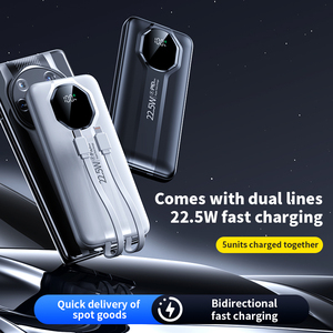 Fast Charging Power Station Portable Power Bank 10000mAh 22.5W QC3.0 LED Display Universal USB-<strong>C</strong> <strong>Output</strong> 2 <strong>Input</strong> PD Power Banks - Product Image 5